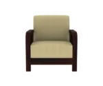 Bregg Wooden Sofa Set 3+1+1 Seater - Image 7