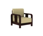 Bregg Wooden Sofa Set 3+1+1 Seater - Image 8