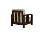 Bregg Wooden Sofa Set 3+1+1 Seater - Image 6