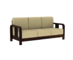 Bregg Wooden Sofa Set 3+1+1 Seater - Image 4