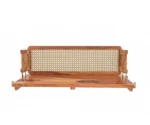Classic Reversible Cane Back Wooden Handmade Swing for Home – Sheesham wood - Image 5