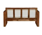 Solid Wood Sheesham 5 Seater Sofa Set - Image 4