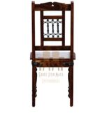 Solid Sheesham Wood 4 Seater Dining Table Set |Premium Wood Table & Chairs|Handcrafted Wooden Dining Set for Home & Kitchen | Provincial Teak Finish - Image 3