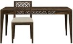 Maharaja Solid Sheesham Wood Dining Table 6 Seater | Wooden Six Seater Dinning Table with Cushion Chairs | Dinner Table 6 Seater | Dining Room Sets | Self Assembly, Dark Walnut - Image 3