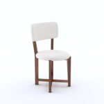 Solid Sheesham Wood Rectangle 45 Inch Dining Table 4 Seater | Wooden 4 Seater Dinning Table Set | Dinner Table with Four Chairs | Criss Cross Table & Cushioned Chair - Image 19