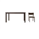 Liana Solid Sheesham Wood Dining Table 6 Seater | Wooden Six Seater Dinning Table with Beige Cushion Chairs | Dinner Table 6 Seater | Dining Room Sets | Self Assembly Walnut Finish - Image 4