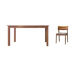 Liana Solid Sheesham Wood Dining Table 6 Seater | Wooden Six Seater Dinning Table with Beige Cushion Chairs | Dinner Table 6 Seater | Dining Room Sets | Self Assembly, Natural Finish - Image 4