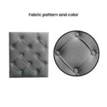 Izabel Dining Table 6 Seater | Six Seater Dinning Table with 6 Chairs for Home with Grey Cushions | Rosewood, Honey Finish, Self Assembly(DIY) - Image 4