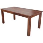 Handicraft Wooden Traditional Dining Table 6 Seater | Wooden Six Seater Dinning Table with 6 Chairs for Home | Chairs with Cushion | Dining Room Sets | Solid Sheesham Wood, Brown Teak Finish - Image 35