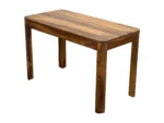 Table à manger rectangulaire Sheesham Bois Massif 120cm pour jusqu'à 6 Personnes - Image 4