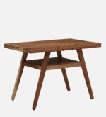 Ixigo 2 Seater Rattan Dining Set | Dining Table and 2 Chair for Living Room | Natural Finish, Acacia Wood | Compact Dining Set for Hotel, Cafes, Home - Image 7