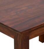 Solid Sheesham Wood 4 Seater Dining Table Set |Modern Four Seater Wooden Dining Set with Chairs | Handmade Furniture for Home Kitchen & Dining Room (Brown Finish) - Image 9