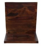 Solid Sheesham Wood 4 Seater Dining Table Set |Modern Four Seater Wooden Dining Set with Chairs | Handmade Furniture for Home Kitchen & Dining Room (Brown Finish) - Image 8