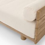 Adouer Wood Acacia Frame 3 Seater Sofa in Natural Finish – Minimalist Charm with Modern Comfort - Image 6