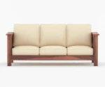 Emma Solid Sheesham Wood Sofa Set - Image 4