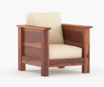 Emma Solid Sheesham Wood Sofa Set - Image 2