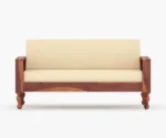 Nonii Solid Sheesham Wood Sofa Set (Honey Finish) - Image 3