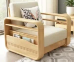 Sofa Set Wooden Sofa Design Premium Pine Wood Sofa Set For Living Room - Image 2