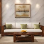 Solid Wood Sheesham 5 Seater Sofas