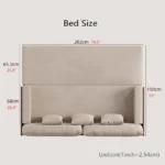 DM Solid Wood Frame Pull-Out Sofa Bed - Image 10