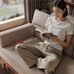 DM Solid Wood Frame Pull-Out Sofa Bed - Image 3