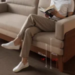 DM Solid Wood Frame Pull-Out Sofa Bed - Image 2