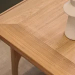 Wood style design simple solid wood coffee table - Image 15