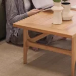 Wood style design simple solid wood coffee table - Image 6