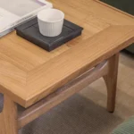 Wood style design simple solid wood coffee table - Image 5