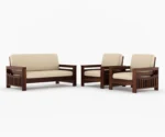 Zoko Solid Sheesham Wood Sofa Set - Image 5