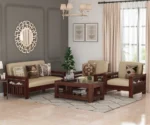 Zoko Solid Sheesham Wood Sofa Set - Image 8