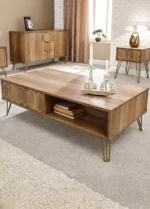 Orleans 2 Drawer Coffee Table Mango