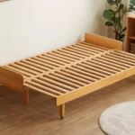 Japandi Pull Out Solid Beech Wood Day Bed - Image 9